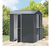 Bird Cage Anthracite Galvanised Steel 215x210x247 cm Outdoor Aviary Heavy DutyXL