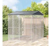 Bird Cage Anthracite Galvanised Steel 310x227x247cm Outdoor Large Aviary Weather