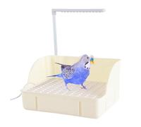 Bird Cage Bath, Car Water Bath, Powered Bird Shower, Large Easy Clean Bird Basin for Shortets, Peonies, Lovebirds, Finches, Quakers, DAR
