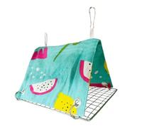 Bird Cage Bed - Breathable, Triangular Parrot Swing Mat, Bird Nest House, Parakeet Bed, Sleeping Tent for Birds | For Cockatiels, Parakeets, Pigeons, Lovebirds, Canaries, Finches and