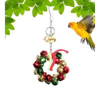 Bird Cage Bells - Bird Chewing Toys | Iron Bells, Parrot Enrichment Toys for Budgie Parakeet Cockatiel Conure, Keep Birds Busy, Bird Cage Accessories