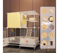 Bird Cage Bird Aviary Metal Tall Tiel Cage Parrot Cage with Universal Wheels Flight Birdcag Large Bird Carrier Easy to Clear