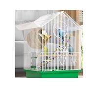 Bird Cage Bird Cage Ecological Special Household Large Luxury Villa Flight Cage Stand(White)