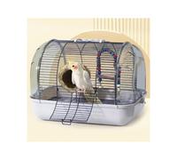 Bird Cage Bird Cage Parrot Cage Cage Special Out Pet Acrylic Home Takeaway Parrot Cage(Gris)