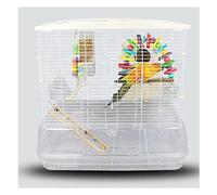 Bird Cage Bird Cage Parrot Cage Large Breeding Cage With Food Container Suitable,For Parakeets Canaries Love Birds Small Parrots Transparent Aviary Pet Supplies