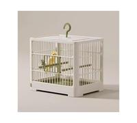 Bird Cage Bird Cage Parrot Home Large Bird Cage Breeding Special Portable Take-out Viewing Cage Parrot Cage(Green)