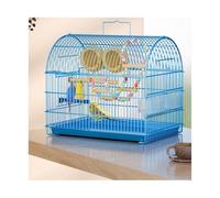 Bird Cage Bird Cage Parrot Special Small Household Bird Cage Large Ecological Villa Parrot Cage(Blue)