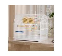 Bird Cage Bird Cage Parrot Special Small Household Large Ecological Villa Flight Cage Stand(White)