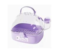 Bird Cage Bird Cage Parrot Take-away Home Portable Transparent Viewing Transport Cages(Purple)