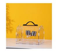 Bird Cage Bird Cage Transparent Parrot Cage Take-out Cage Portable Take-out Bag Out Cage Parrot Acrylic Special Parrot Cage(Small)