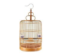 Bird cage, Bird cages Bamboo Birdcages Round Bird Carrier 18”handmade Bird Cage Hanging Bird House Carrier
