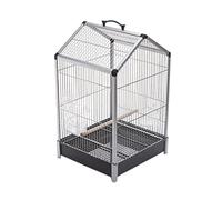 Bird cage, bird cages Parrot Bird Cage Stainless Steel Birdcages Large Metal Bird House Carrier Outdoor Balcony Flight Cage Easy to carry(Style 1)
