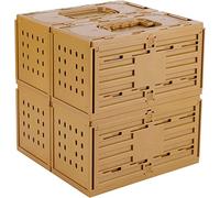bird cage， bird cages Portable Birdcages Rectangular Abs Flight Cage Pet Products Bird Parrot Breeding Box(Brown 4 Pcs)