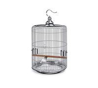 Bird cage, bird cages Simple Bird Cage Metal Round Birdcages Large Hanging Bird Carriers Parrot Flight Cage(Round 38cm/14.9in)