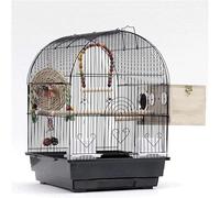 Bird cage, bird cages Simple Retro Birdcages Wrought Iron Bird Cage With Rolling Stand Large Durable Bird House Carrier 20 Inch(C set)