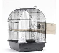 Bird cage, bird cages Simple Retro Birdcages Wrought Iron Bird Cage With Rolling Stand Large Durable Bird House Carrier 20 Inch(B set)
