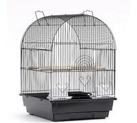 Bird cage, bird cages Simple Retro Birdcages Wrought Iron Bird Cage With Rolling Stand Large Durable Bird House Carrier 20 Inch(A set)