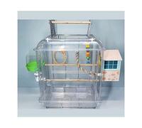 bird cage, bird cages Small Birdcages Clear Luxury Bird Carriers Creative House Square Carrier Simple Portable Cage(Style 3)