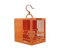 bird cage, bird cages Square Birdcages Abs Pet Supplies Bird Carrier Small Portable House Retro(Square B)