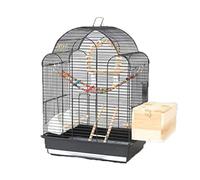 bird cage, bird cages Vintage Birdcages Large Metal Bird House Luxury Cage Wrought Iron Birdcage Outdoor Carrier(Black C)