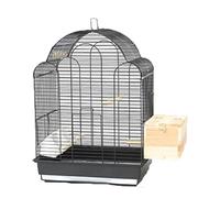 bird cage, bird cages Vintage Birdcages Large Metal Bird House Luxury Cage Wrought Iron Birdcage Outdoor Carrier(Black B)