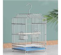 bird cage, bird cages Wrought Iron Birdcages Hanging Bird Cage Stainless Steel Metal Carriers Portable Flight(Only bird cage)