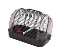 Bird Cage Bird Carrier Portable Lightweight Parakeet Cage Parrot Take Out Cage for Small Birds Parrot Budgies Canary, S Coffee
