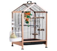 Bird Cage Birdcage Wrought Iron Bird Cage Bird Flight Cages With Bottom Tray Parrot Cage For Parakeet Lovebirds Bird Cages