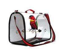 Bird Cage/Birdcages Convenient Bird Travel Bag Portable Pet Bird Transparent Lightweight Travel Birdcage Covers for Outdoor Travel Birdcage Parrotlets Aviary,1