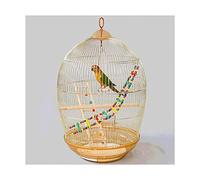 Bird Cage Birdcages Durable Bird Flight Cage Vintage Metal Bird Cage Wrought Iron Birdcage Round Bird House Carrier For Home Hotel Novel Design
