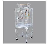 Bird Cage/Birdcages Pet Interactive Racks and Movable Parrot Cages are Suitable for Canaries Small Parrots， Finches， Love Birds and Parakeets Birdcage,Gold