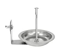 Bird Cage Bowl - 10x8x8.5cm Stainless Feeding Dispenser | No-Clutter Bird Food Bowl | Cockatiel Feeder For Indoor Domestic Birds Cockatiel Parakeet Cage Home Garden Balcony Accessories