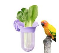 Bird Cage Bowls, Bird Feeding Cup, Feeder Dish with Clamp Attachment, 3.9x3.23x2.2 Inches, Water Food Holder for Budgies, Cockatiels, Finches, Colures, Small Pets