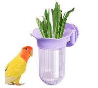 Bird Cage Bowls Feeding, U-Shape Clamp Cup Birds, Adjustable Water and Food Container, 3.9x3.23x2.2 Inches Durable Holder for Budgies, Cockatiels, Finches, Conures, Small Pets