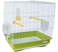 Bird Cage, Budgie Cage, 14-inch Iron Bird Cage For Parakeet, Parrot, Pigeons, Cockatiel, Finch, Parrotlet, Canary, Conure,(Green)