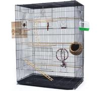 Bird Cage, Budgie Cage, Bird Flight Cages With Stand And Bottom Tray For Cockatiels Parakeets Lovebirds Flight Perches Birdcage