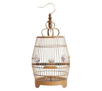 Bird Cage, Budgie Cage Easy To Clean Portable Birdcage For Small Medium-Sized Birds Top Hook Design Flight Bird Cage Portable(A+bowl)
