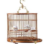 Bird Cage, Budgie Cage, Hanging Bird Cage Easy To Clean Round Bird Cage With Drawer