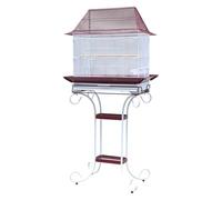 Bird Cage, Budgie Cage Multifunctional Bird Habitat For Forage Rest And Flight Bird Cage With Pull-Out Tray Portable