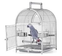 Bird Cage, Budgie Cage Multifunctional Birdcage With Plastic Trays Flight Bird Cage For Medium And Large Bird Portable