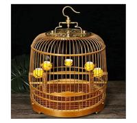 Bird Cage, Budgie Cage Rolling Stand Portable Travel Bird Flight Cage With Hooks Birdcage For Small And Medium-Sized Birds Portable(B-set)