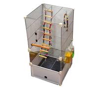 Bird Cage, Budgie Cage Stand Lightweight And Portable Birdcage Multifunctional Exquisite Bird Flight Cages Portable