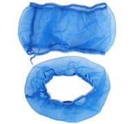 Bird Cage Cover Budgie Cage Cover, Polyester Mesh Cover Seed Catcher, Stretchy Suitable for 55cm-100cm Birdcage (Small)