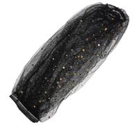 Bird Cage Cover Mesh Netting with Adjustable Elastic Band | Polyester Black Skirt, Star and Moon Design, Blocks Debris, Fits Most Standard Cages