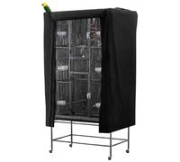 Bird Cage Cover, Pet Privacy Cover, Extra Large Cage Shield, Breathable | Fabric, Light Blocking Design, Easy Fit Structure, Comfort Enhancer, Perfect for Birds, Cats, Small Animals, 122 x 104 x 69 c