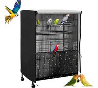 Bird Cage Covers for Night,Universal Waterproof Breathable Protection - Bird Stick Cover | For Pets Budgies Canaries Perches Nests Living Room Home Indoor Outdoor Garden