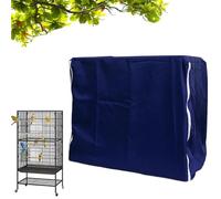 Bird Cage Covers for the Night - Square Breathable Washable Large Bird Cage Cover with Zip - for Parrot, Parakeet, Balcony, Living Room, Indoor Home, Play and Sleep
