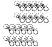Bird Cage Door Lock Clip Zinc Alloy Heavy Duty Anti Escape 50pcs | 360 Degree Swivel Trigger Snap Hook, for Transport and Cleaning, Universal Fit on Rabbit or Chicken Coop