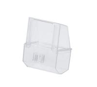 Bird Cage Feeder - 2 Units - Includes Hostel for Your Pet - Made of Strong and Durable Plastic - Easy to Install and Clean - Wire