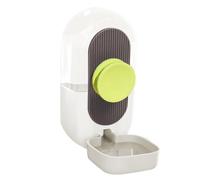 Bird Cage Feeder and Waterer - Clear Automatic Feeding and Hydration Dispenser | Parrot Food and Water Container Set | Cage Accessories for Budgies Cockatiels and Lovebirds |